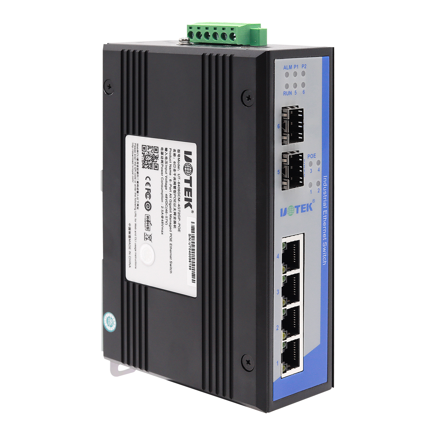 6口全千兆網(wǎng)管型POE以太網(wǎng)交換機(jī)