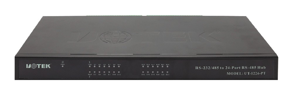 UT-1224-PT RS-232/485轉(zhuǎn)24口RS-485集線器HUB